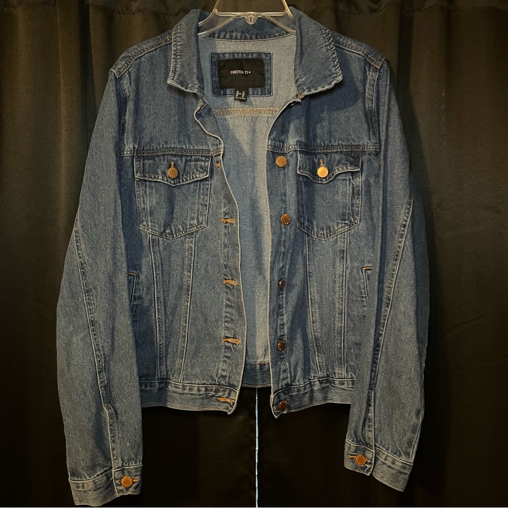 Forever 21 Classic Blue Denim Jacket
